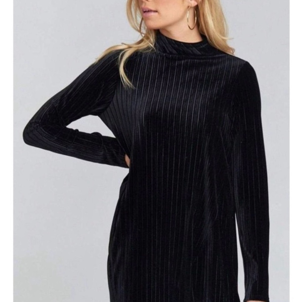 Show Me Your MuMu Black Long Sleeve Dress
